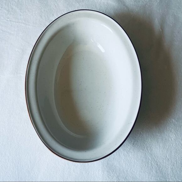 Vintage Autumn Collection Speckled Stoneware Serving Dish Bowl Cookware - Picture 10 of 12